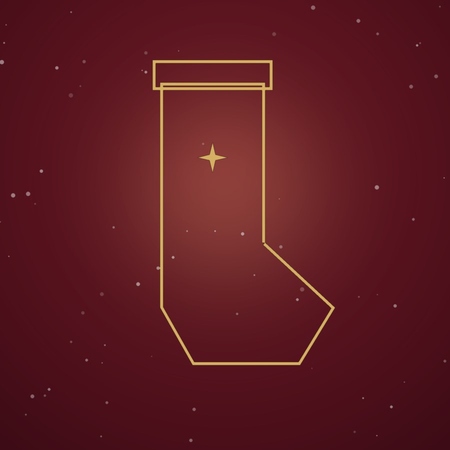 Velvet Christmas Stocking